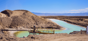 Lithium Brine Pools from Mining