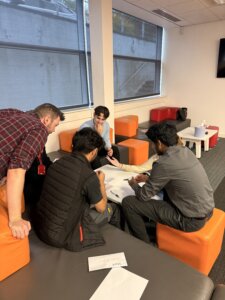 AHK apprentices collaborating together at AHK's apprenticeship morning