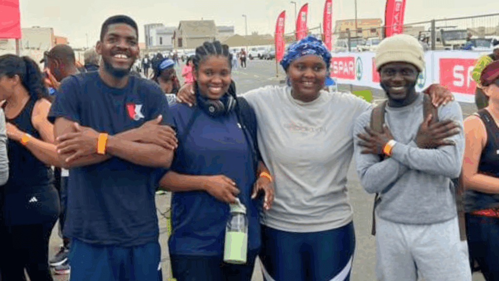 AHK Namibia completes the Ocean View Marathon. Displaying Community Impact at AHK